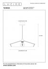 LAMPA W STYLU BOHO NATURAL EKO LUCIDE YUNKAI 10413/50/72