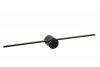 KINKIET LED MINIMALISTYCZNY CZARNY LUCIDE MIZAR 12201/60/30