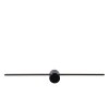 KINKIET LED MINIMALISTYCZNY CZARNY LUCIDE MIZAR 12201/60/30