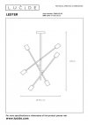 LAMPA LOFT INDUSTRIALNA EDISON NA ŻARÓWKI DO SALONU POKOJU SYPIALNI LESTER 21119/06/30