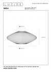 LAMPA DRUCIANA NOWOCZESNA INDUSTRIALNA METALOWA LUCIDE MESH 21123/45/02