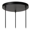 LAMPA CZARNA DRUCIANA METALOWA CZARNA KULA LUCIDE DANZA 21428/13/30