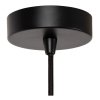 LAMPA CZARNA DRUCIANA METALOWA CZARNA KULA LUCIDE DANZA 21428/25/30