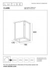 LAMPA ZEWNĘTRZNA INDUSTRIALNA CLAIRE 27883/01/31 LUCIDE