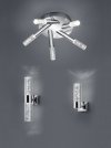 LAMPA ŁAZIENKOWA DO ŁAZIENKI HERMETYCZNA LED NOWOCZESNA IP44 BOLSA 282410106 TRIO