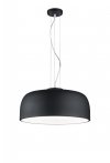 DUŻA CZARNA LAMPA NAD STÓŁ METALOWA 50CM DO JADALNI KUCHNI SALONU BARON BARON 309800432 TRIO