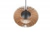 LAMPA WISZĄCA DREWNIANA BRĄZOWA BOHO NATURAL EKO DO SALONU SYPIALNI NAD STÓŁ COLINO 315900142 TRIO