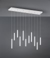 LAMPA WISZĄCA LED BIAŁA TUBY SOPLE NA LISTWIE DO SALONU SYPIALNI JADALNI  TUBULAR 321611131 TRIO