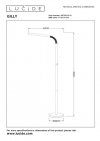 LAMPA PODŁOGOWA LED NOWOCZESNA LUCIDE GILLY 36712/04/31