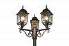 LAMPA ZEWNĘTRZNA OGRODOWA KLASYCZNA STARE ANTYCZNE ZŁOTO  VOLTURNO 405960328 TRIO