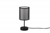 LAMPKA STOŁOWA NOCNA CZARNA Z ABAŻUREM BURTON 511400132 TRIO