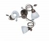 LAMPA SUFITOWA PLAFON KLASYCZNA RUSTYKALNA BRĄZ RDZAWY DO SALONU SYPIALNI TRADITIO 600700328 TRIO