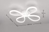 LAMPA LED NOWOCZESNA DO SALONU SYPIALNI FLY 645610131 TRIO