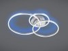 LAMPA SUFITOWA PLAFON LED STEROWANY PILOTEM NOWOCZESNY DO SALONU SYPIALNI KUCHNI WINONA 670810607 TRIO