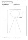 LAMPA DEKORACYJNA PIÓRA GLAMOUR LUCIDE GOOSY 71767/50/31
