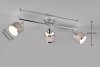 KINKIET PLAFON SPOT REFLEKTOR CHROM Z ABAŻUREM DO SALONU POKOJU SYPIALNI AROSA 812100306 TRIO