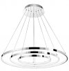 LAMPA WISZĄCA CHROM KOŁA RINGI OBRĘCZE SREBRNE NOWOCZESNA DO SALONU JADALNI KUCHNI LUCES EXCLUSIVAS LOBOS LE41669