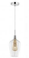 LAMPA WISZĄCA SZKLANA DO SALONU JADALNI SYPIALNI KUCHNI NOWOCZESNA LUCES EXCLUSIVAS ZARZA LE41845