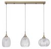 LAMPA WISZĄCA ZŁOTA SZKLANA NOWOCZESNA NAD STÓŁ DO KUCHNI SALONU JADALNI LUCES EXCLUSIVAS ALCALA LE41858