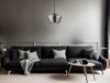 LAMPA WISZĄCA CZARNA KLOSZ SMOKY GRAFITOWY SZKLANY LUCES EXCLUSIVAS CANETE LE41940