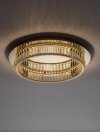 LAMPA W STYLU GLAMOUR ZŁOTA NOWOCZESNA SZKLANA DO SALONU JADALNI SYPIALNI LUCES EXCLUSIVAS BAUTA LE42678