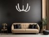 LAMPA WISZĄCA ZŁOTA KULE BIAŁE PERŁY GLAMOUR DESINGERSKA DO SALONU POKOJU LUCES EXCLUSIVAS MOCA LE42746