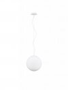 LAMPA WISZĄCA SZKLANA KULA BIAŁA LUCES EXCLUSIVAS LLORET LE42933