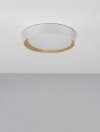 NOWOCZESNY PLAFON LED Z DREWNEM DO SALONU KUCHNI LUCES EXCLUSIVAS ROSITA LE43583