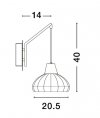LUCES EXCLUSIVAS LAMPA NOWOCZESNA TACNA LE44360