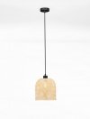 LAMPA WISZĄCA CZARNA RATTANOWA LUCES EXCLUSIVAS LAMPA TALITAS LE44511