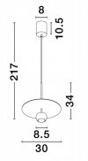 LUCES EXCLUSIVAS LAMPA BAILA LE44537