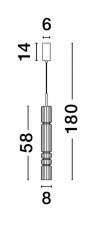LUCES EXCLUSIVAS LAMPA MONTERO LE44589