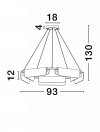 LUCES EXCLUSIVAS LAMPA MAIRANA LE44617