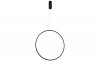 AZZARDO MASSIMA AZ5255 60 BK LAMPA WISZĄCA RING OBRĘCZ KOŁO CZARNE PIONOWE LED