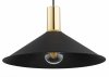 LAMPA WISZĄCA CZARNO ZŁOTA MOSIĄDZ METALOWA LOFT INDUSTRIALNA DO KUCHNI JADALNI NAD STÓŁ ARGON MINORI 4912 