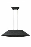 AZZARDO AZ5900 FELMAN BK LAMPA WISZĄCA CZARNA Z FILCU KLOSZ FILCOWY LAMPA ŚCIEMNIALNA