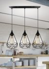 ARANŻACJA-GRAF-LAMPA-WISZĄCA-DRUCIANA-3X60W E27 CZARNA-WWW.WSZYSTKIELAMPY.PL-33-62901-DO POKOJU-SYPIALNI-KORYTARZ,