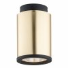 LAMPA SUFITOA SPOT PLAFON CZARNO ZŁOTY 10CM TUBA DO SALONU SYPIALNI KUCHNI ARGON HERMAN 4280
