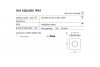 AZZARDO IKA SQUARE IP65 AZ4230 LAMPA WPUSTOWA CZARNA KWADRAT