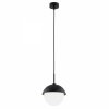 LAMPA WISZĄCA CZARNA BIAŁA KULA SZKLANA DO SALONU SYPIALNI KUCHNI JADALNI ARGON CAPPELLO 8295