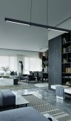 REALITY CASSIE 342101-30 LAMPA LED CZARNA NOWOCZESNA DO SALONU JADALNI  SYPIALNI