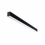 LAMPA SUFITOWA BELKA LISTWA CZARNA NOWODVORSKI CL OFFICE LED PRO 120 3000K 10208 MONTAŻ BEZPOŚREDNI LUB ZWIESZANA NA LINKACH