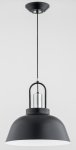 ALFA SOSNOWSCY MIRAVE 61312 LAMPA WISZĄCA METALOWA CZARNA Z CHROMEM  LOFT W STYLU INDUSTRIALNYM NOWOCZESNYM