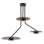 NOWODVORSKI 7444 DISK LAMPA PLAFON CZARNA 