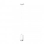 LAMPA WISZĄCA TUBA NAD STÓŁ DO KUCHNI JADALNI EMIBIG FUMIKO 1 WH/CHROME