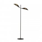 LAMPA PODŁOGOWA STOJĄCA DEKORACYJNA CZARNA EMIBIG VENE LP2 BLACK/GOLD