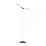 LAMPA PODŁOGOWA STOJĄCA DEKORACYJNA CZARNA EMIBIG VENE LP2 WHITE/GOLD