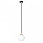 LAMPA WISZĄCA KULE SZKLANE BIAŁE MLECZNE EMIBIG ROYAL 1 BL