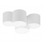 TK LIGHTING MONA WHITE LAMPA SUFITOWA 3442 PLAFON BIAŁY ŁĄCZONE ABAŻURY