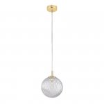 TK LIGHTING CADIX GOLD 4609 LAMPA WISZĄCA ZŁOTA SZKLANA KULA 20CM